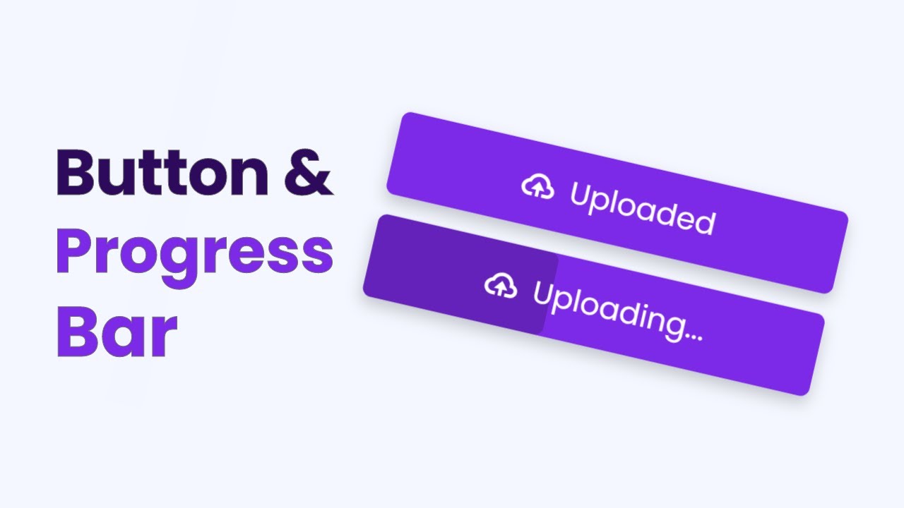 'Video thumbnail for Button with Progress Bar in HTML CSS and JavaScript'