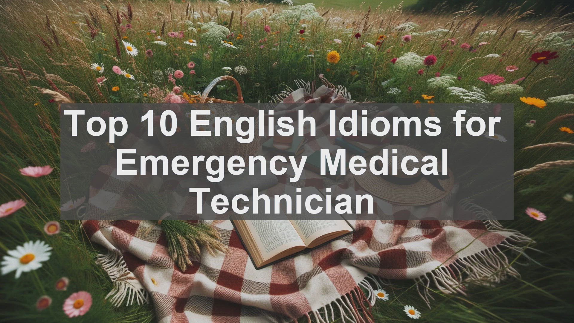 'Video thumbnail for Top 10 English Idioms for Emergency Medical Technician'