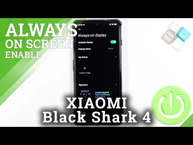 Video thumbnail for How to Customize Always On Display on XIAOMI Black Shark 4 – Set Up Always On Display