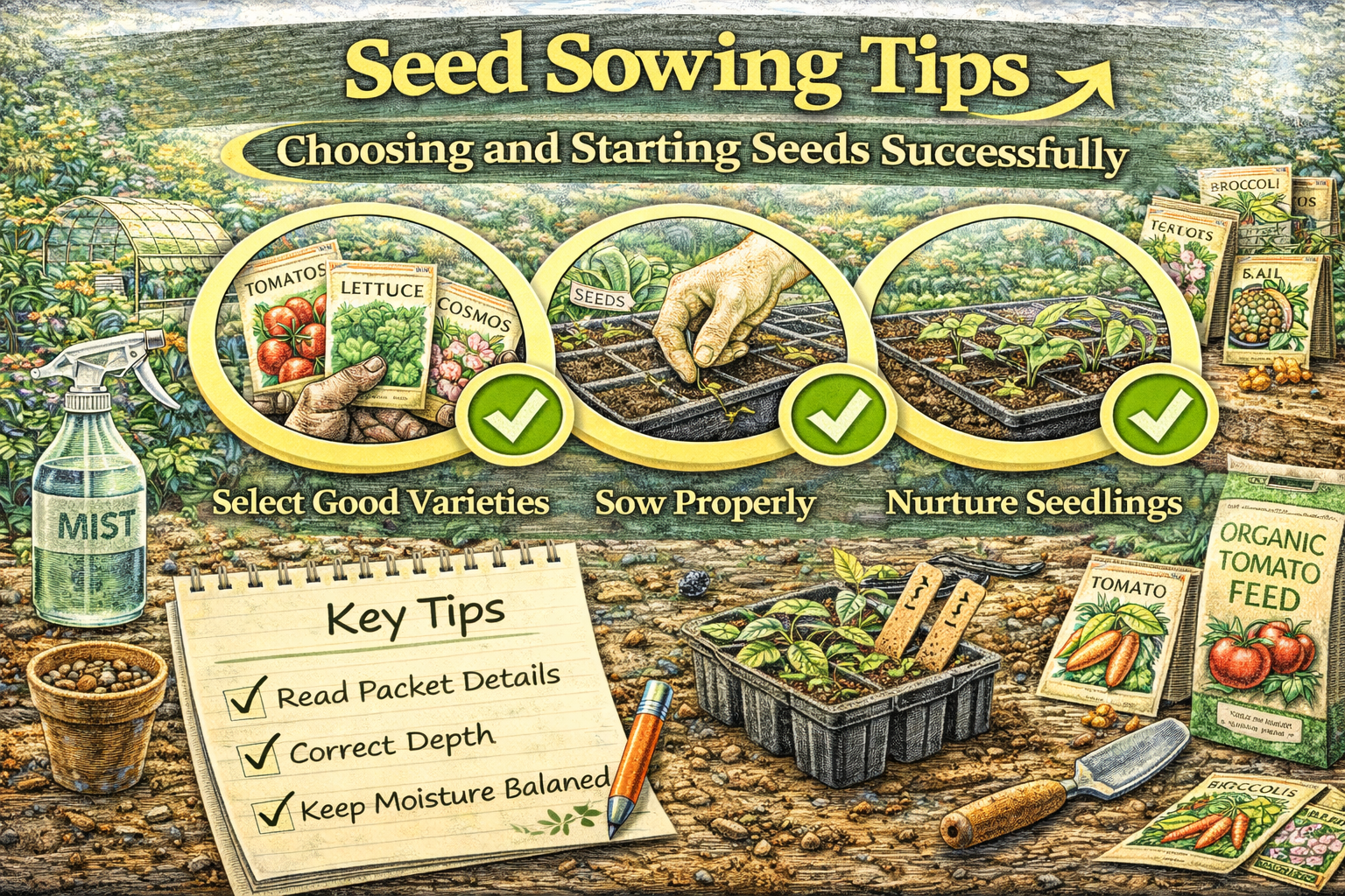 Video thumbnail for Seed Sowing Tips | Choosing and Starting Seeds Successfully