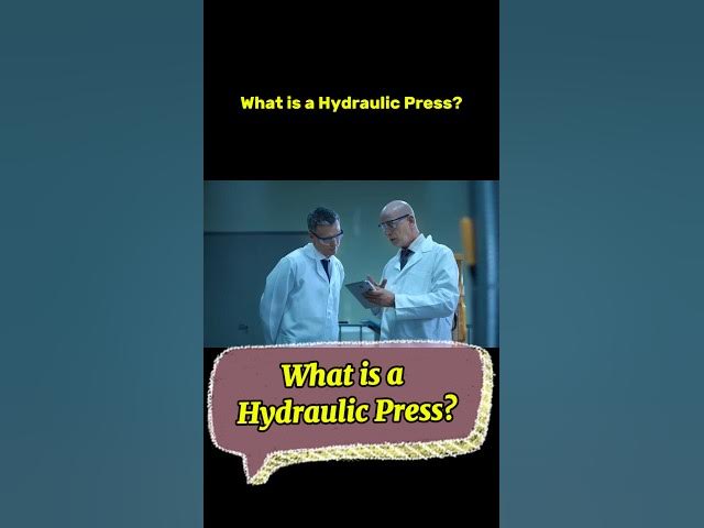 Video thumbnail for What is a hydraulic press?