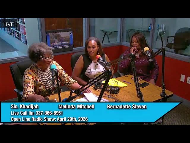 Video thumbnail for the Open Line Radio Show Live!