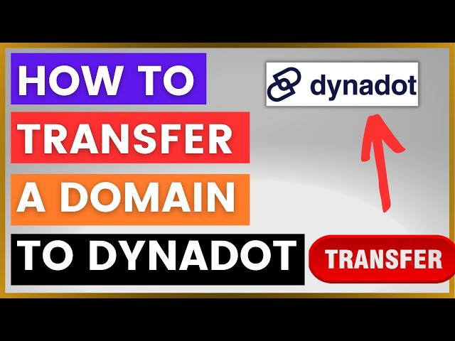 Video thumbnail for How To Transfer A Domain To Dynadot? [in 2024]