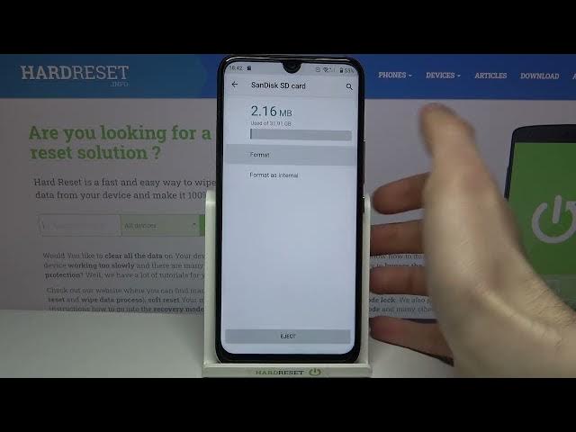 Video thumbnail for How to Format SD Card in Vivax Fly 6 - Erase Data From SD Card