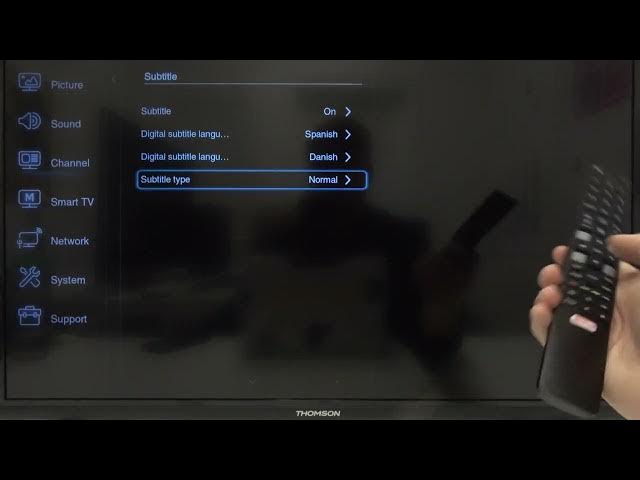 Video thumbnail for How to Change Subtitle Type in THOMSON Smart LED TV?