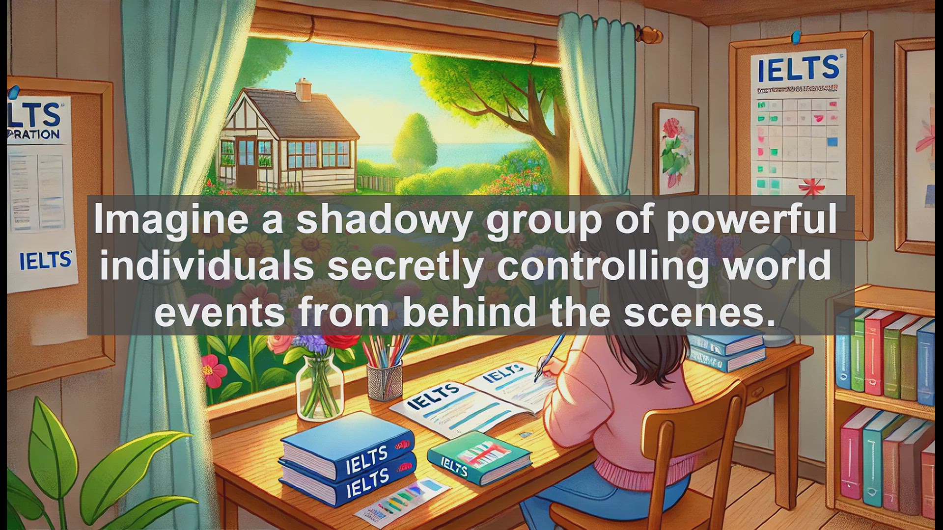 'Video thumbnail for 5000 Must Know IELTS 8.0 Vocabulary - Cabal: The Secret Group Shaping World Events'