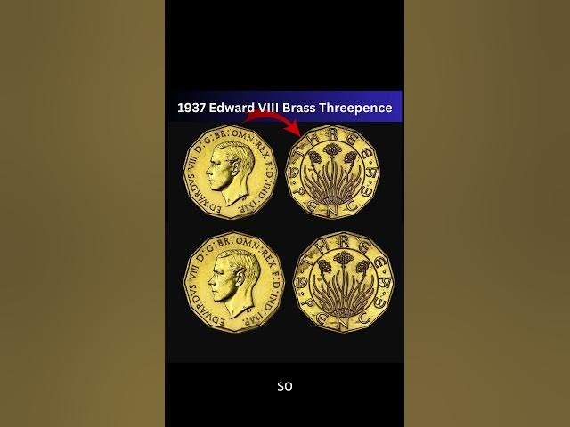 Video thumbnail for 1937 Edward VIII Brass Threepence #edward #VIII #brass #coin #Threepence #coinmarketcap