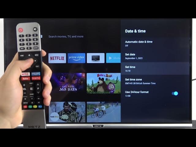 Video thumbnail for How to Change Date & Time in Metz Android TV (32MTC6100Z)?