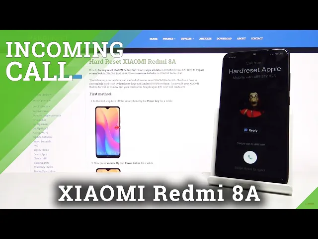 Video thumbnail for How Incoming Call Animation Look Like in Xiaomi Redmi 8A - Incoming Call Sound