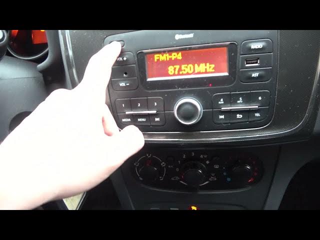 Video thumbnail for How to Turn Radio On or Off in Dacia Sandero ( 2011 - 2020 ) - Enable or Disable Car Radio