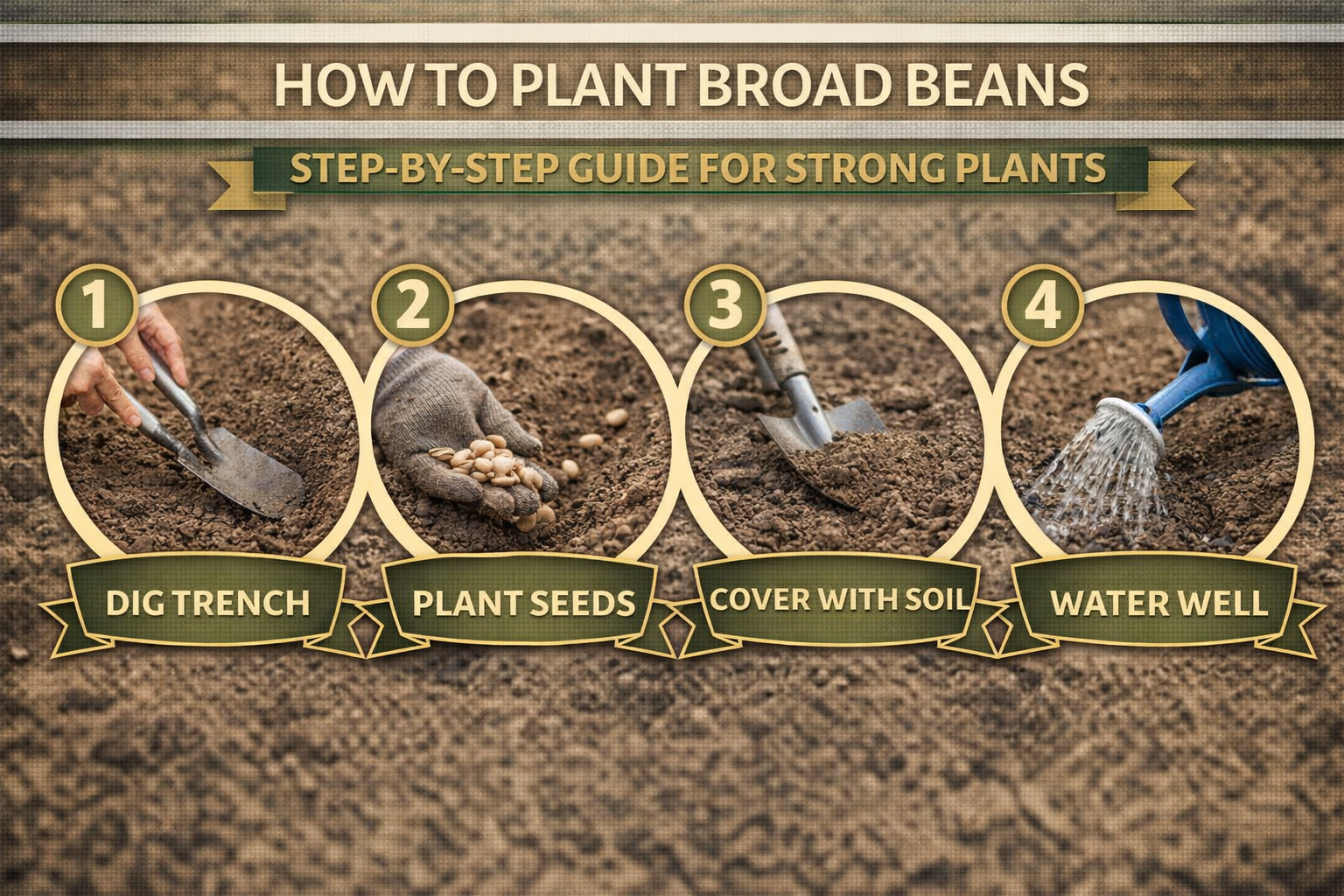 Video thumbnail for How to Plant Broad Beans | Step-by-Step Guide for Strong Plants