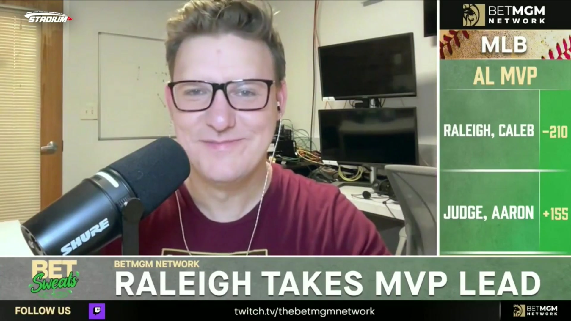 'Video thumbnail for Does Cal Raleigh Break Judge's AL Home Run Record?'
