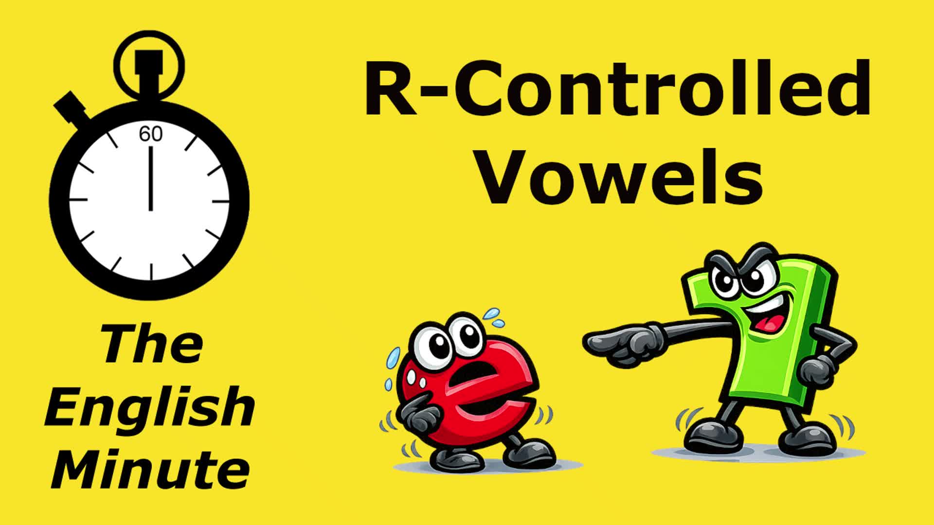 Video thumbnail for R-Controlled Vowels Pronunciation Lesson | The English Minute