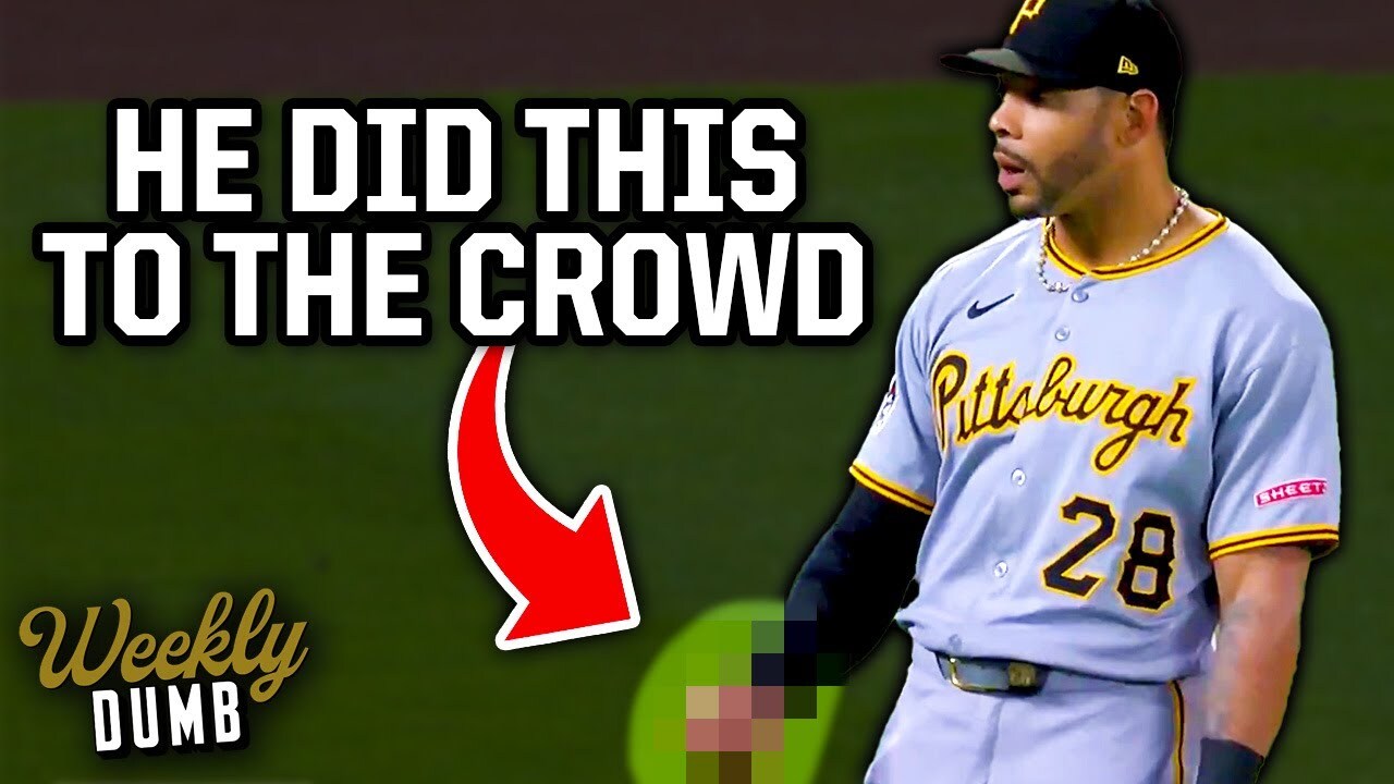 Video thumbnail for Tommy Pham makes inappropriate gesture at the crowd after fan touches him | Weekly Dumb