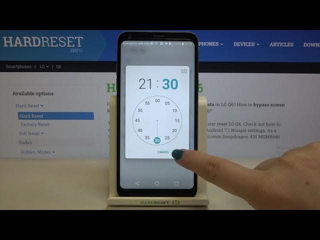 Video thumbnail for How to Set Date & Time in LG Q6 – Date & Time Settings