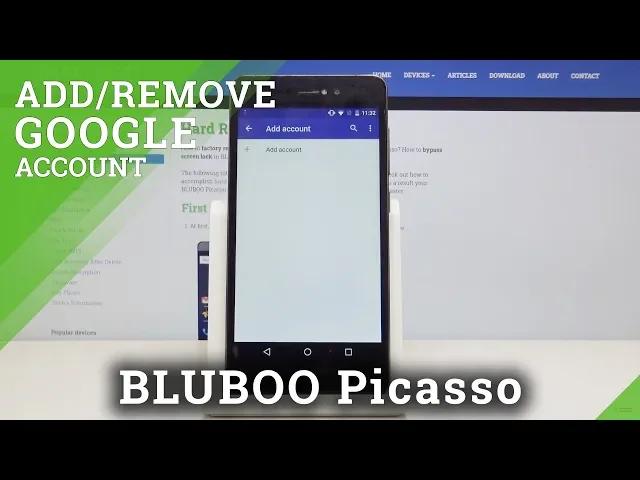 Video thumbnail for How to Configure Google Account in BLUBOO Picasso - Add & Remove Google Account