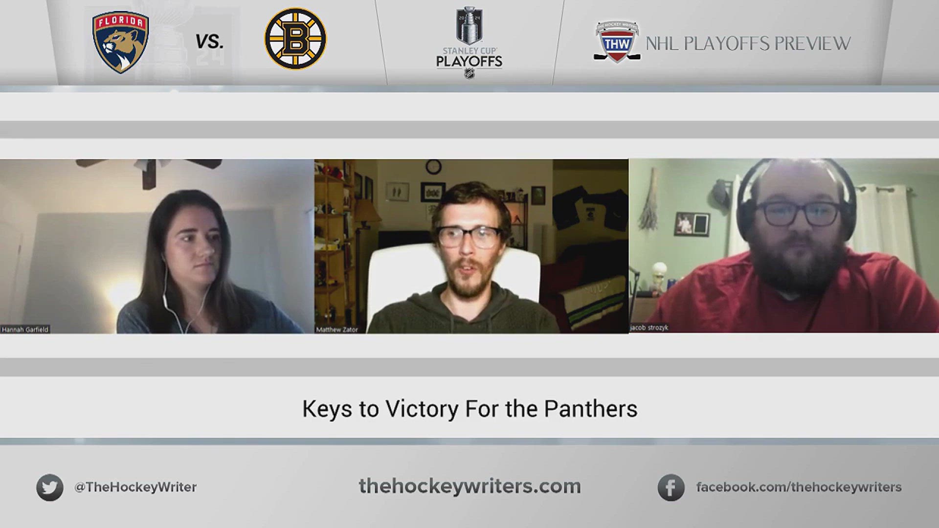 Video thumbnail for Panthers vs. Bruins 2024 NHL Playoff Preview - Keys to Victory for the Panthers