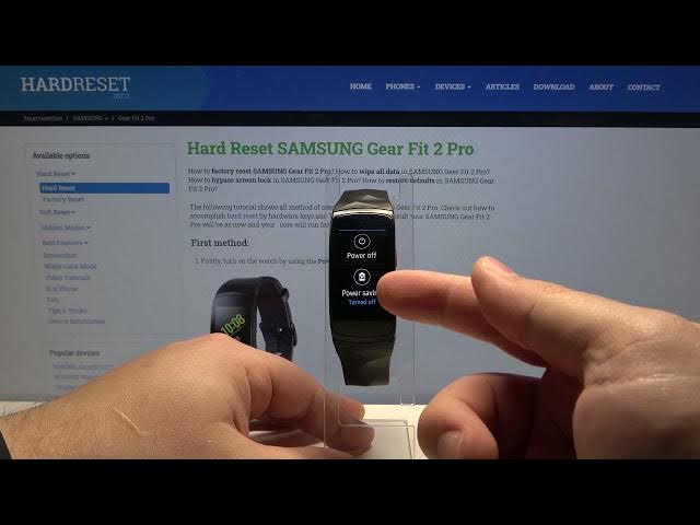 Video thumbnail for How to Enable Power Saving Mode in SAMSUNG Gear Fit 2 Pro – Extend Battery Life