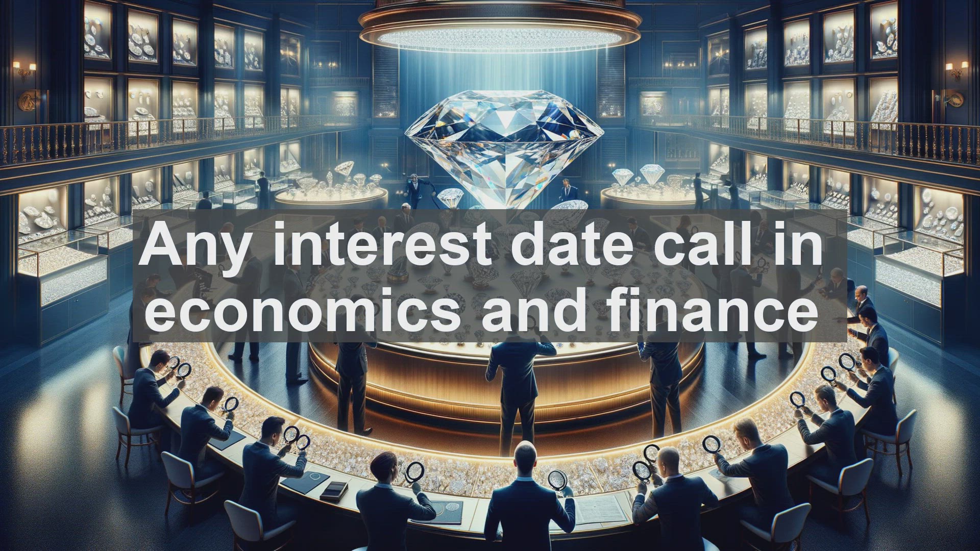 'Video thumbnail for Any interest date call in economics and finance'