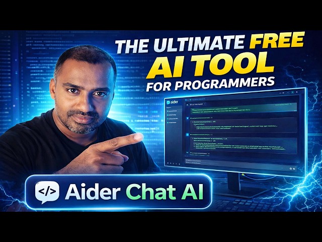 Video thumbnail for The Ultimate Free AI Tool for programmers Aider chat AI