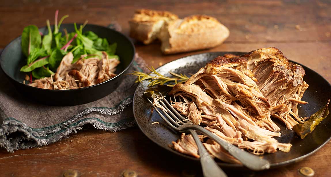 Video thumbnail for Slow cooker pork shoulder