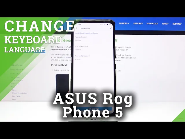 Video thumbnail for How to Switch Keyboard Language on ASUS ROG Phone 5 – Keyboard Dictionary Adjustment