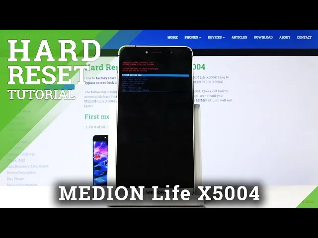 Video thumbnail for How to Wipe All Data in MEDION Life X5004 - Hard Reset / Bypass Screen Lock