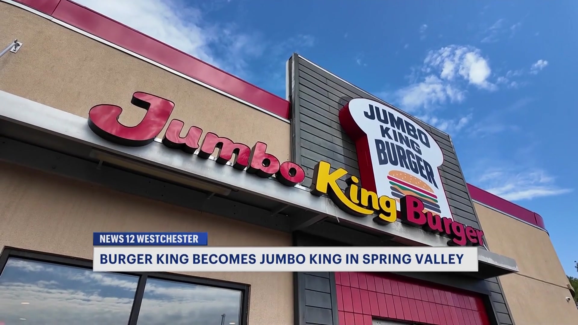 Video thumbnail for Fast food restaurant in Spring Valley rebrands as Jumbo King Burger