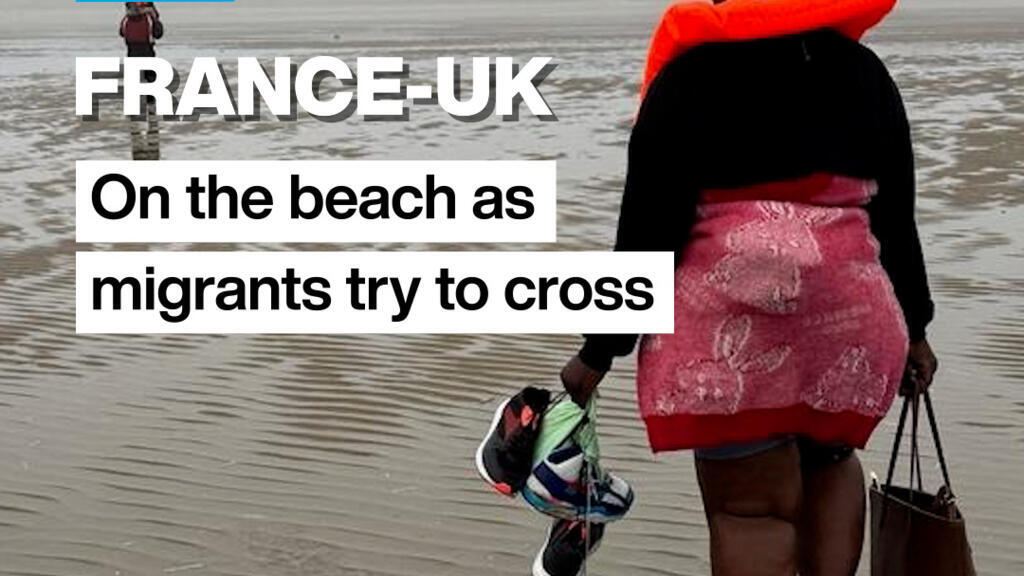 Video thumbnail for FRANCE-UK: On the beach as migrants try to cross the Channel