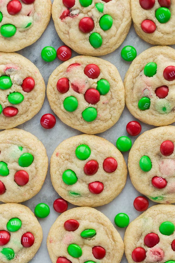 'Video thumbnail for Christmas M&M Cookies Recipe '