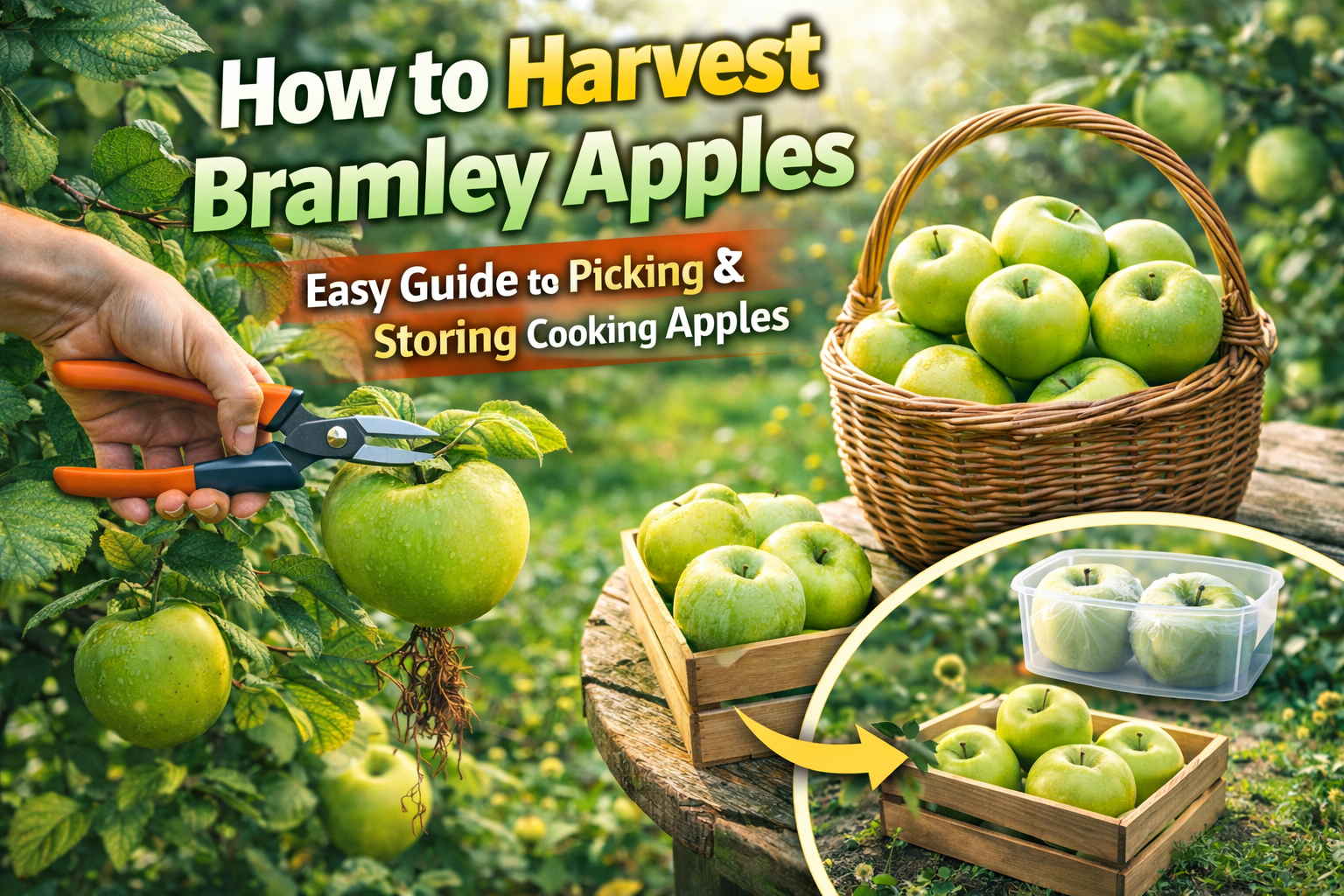 Video thumbnail for How to Harvest Bramley Apples | Easy Guide to Picking & Storing Cooking Apples