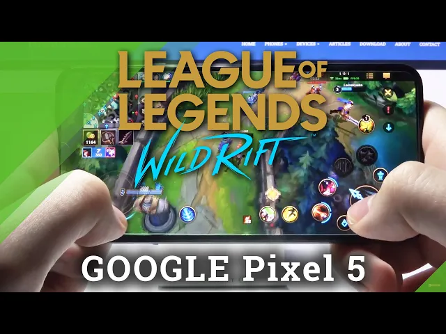 Video thumbnail for League of Legends : Wild Rift on GOOGLE Pixel 5 | Snapdragon 765G | 8GB RAM | Gameplay - FPS Check