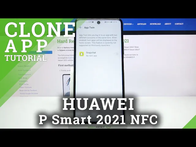 Video thumbnail for How to Clone Apps on HUAWEI P Smart 2021 NFC – Create App Duplicate