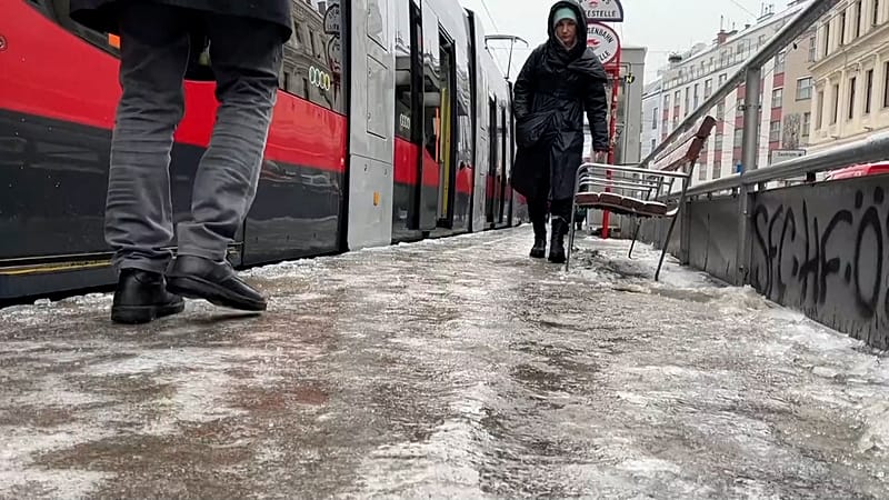 Video thumbnail for Vienna battles deep freeze as Danube ice threatens shipping