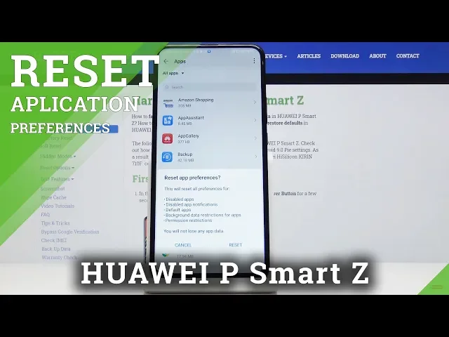 Video thumbnail for How to Reset App Preferences in HUAWEI P Smart Z – Restore App Defaults