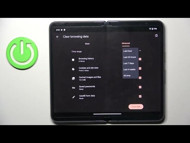 Video thumbnail for How to Clear Browsing Data on GOOGLE Pixel Fold - Erase Browser History