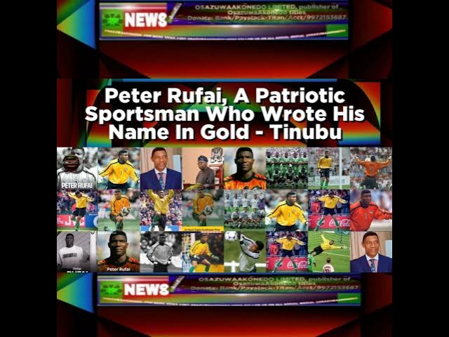 Video thumbnail for Peter Rufai, A Patriotic Sportsman Who Wrote His Name In Gold - Tinubu