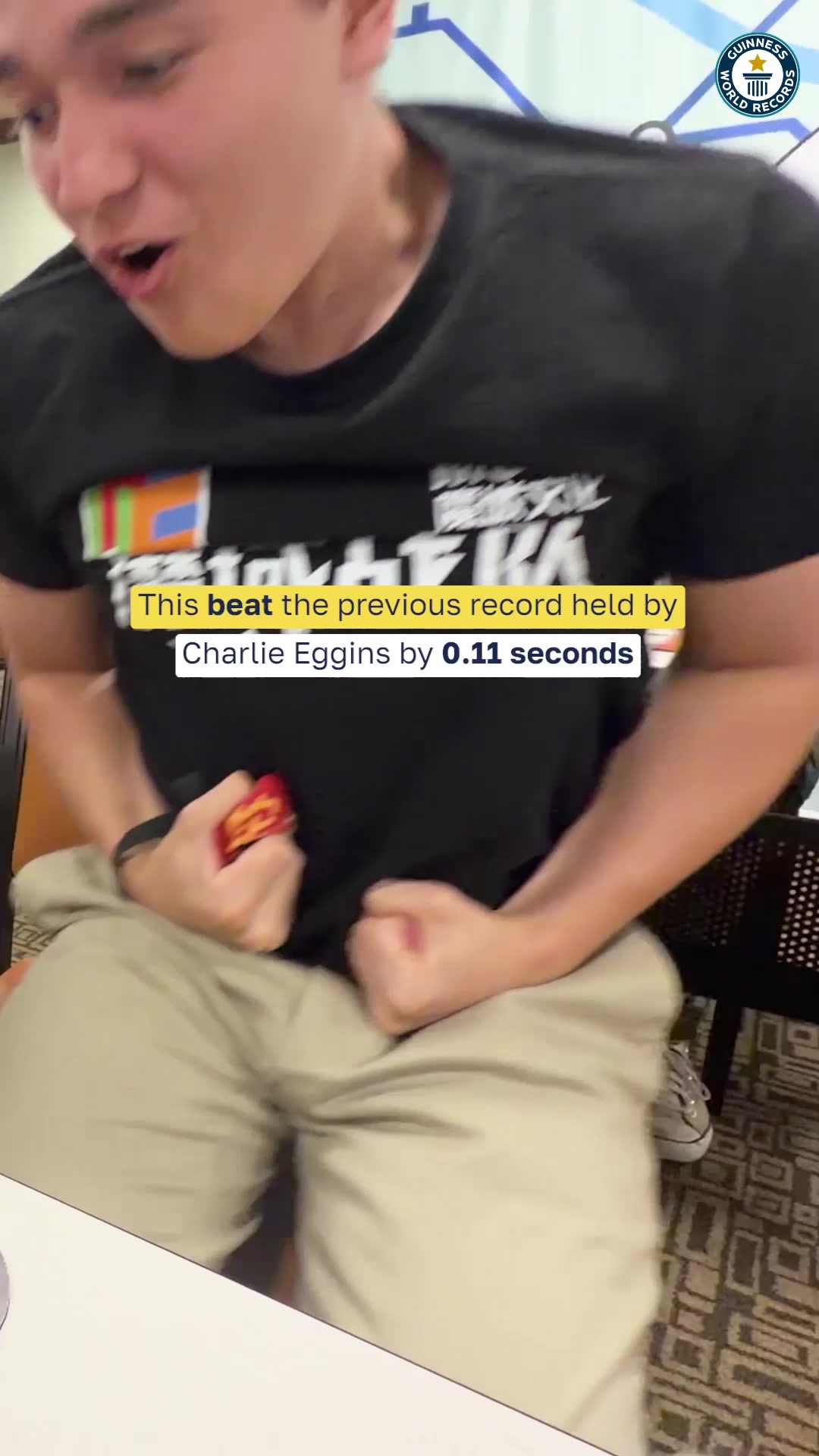 Video thumbnail for Fastest time to solve a 3x3x3 rotating puzzle cube blindfolded - 11.56 seconds by Tommy Cherry