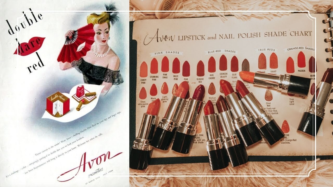 Video thumbnail for Vintage 1940s Avon Lipstick Shades you can still buy today