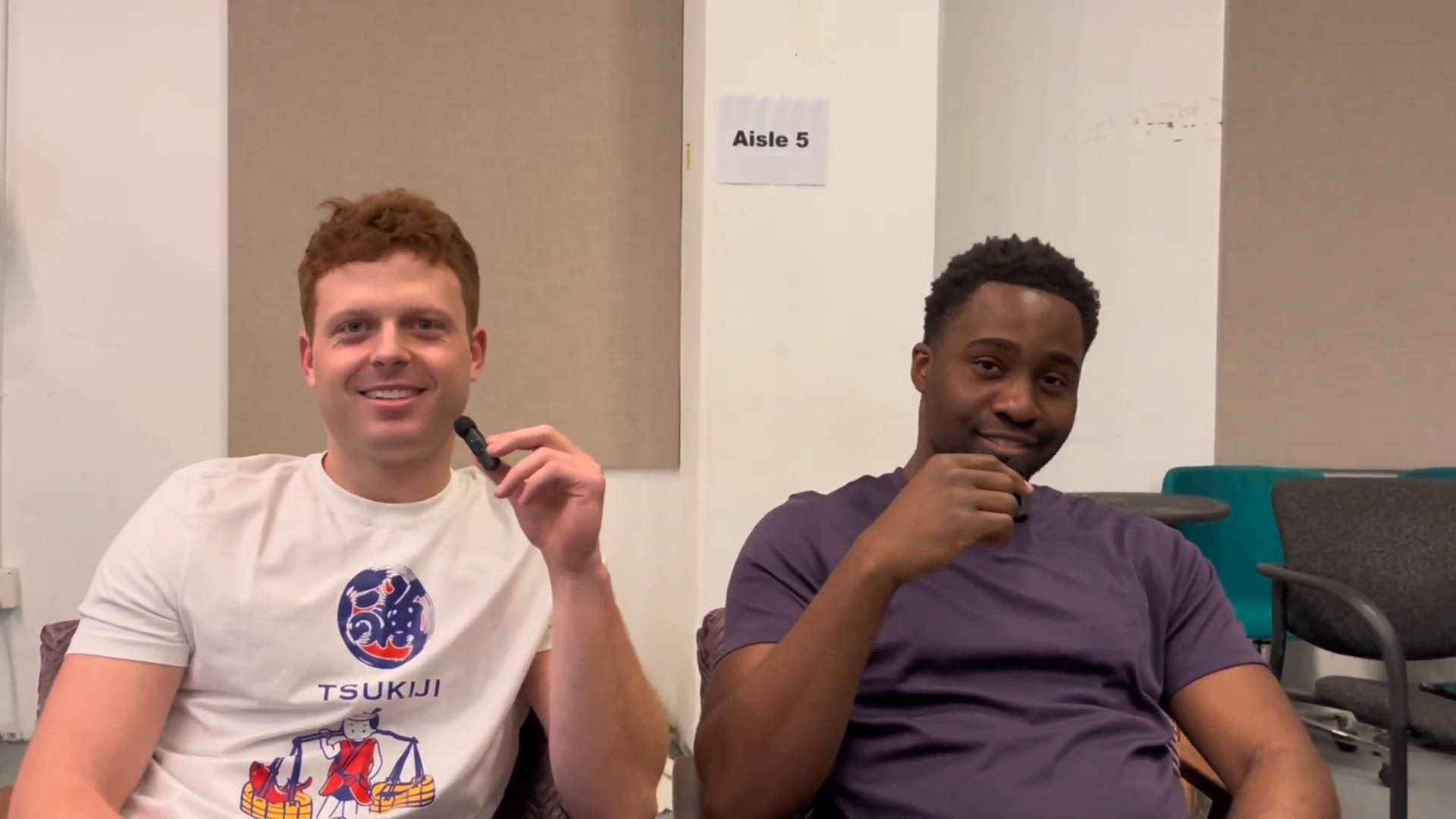 Video thumbnail for Video: Joshua Echebiri & Caleb Foote on KING JAMES at The Old Globe