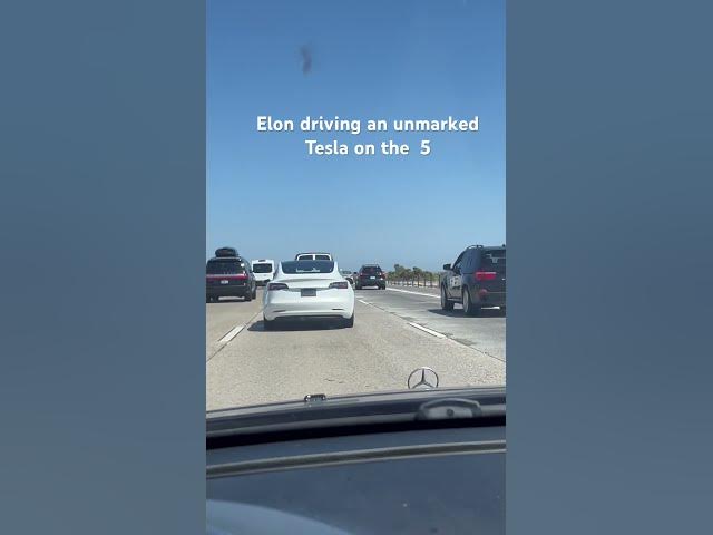 Video thumbnail for Elon driving a Tesla #cars #elonmusk #elon #tesla #hedrivesthemall