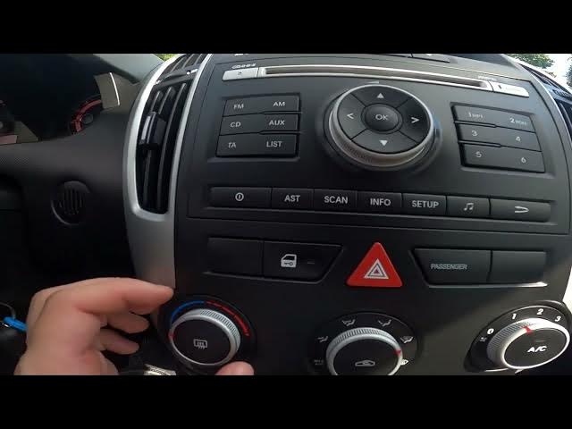 Video thumbnail for How to Change Airflow Temperature in Kia Ceed I ( 2006 – 2012 )