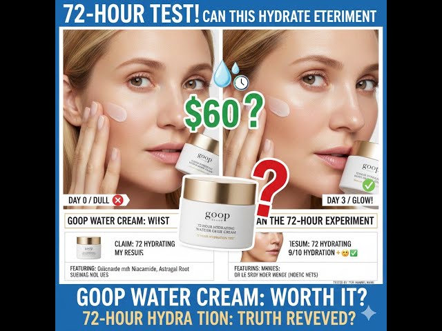 Video thumbnail for Goop Water Cream: Can This Hydrate Your Skin for 72 Hours?