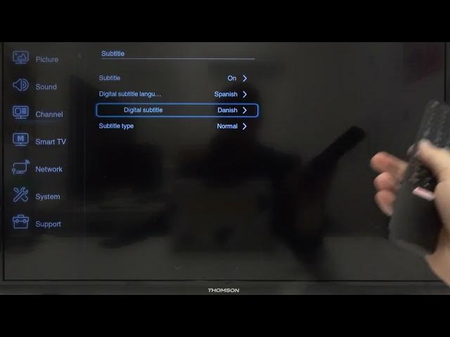 Video thumbnail for How to Change Subtitle Language in THOMSON Smart LED TV?