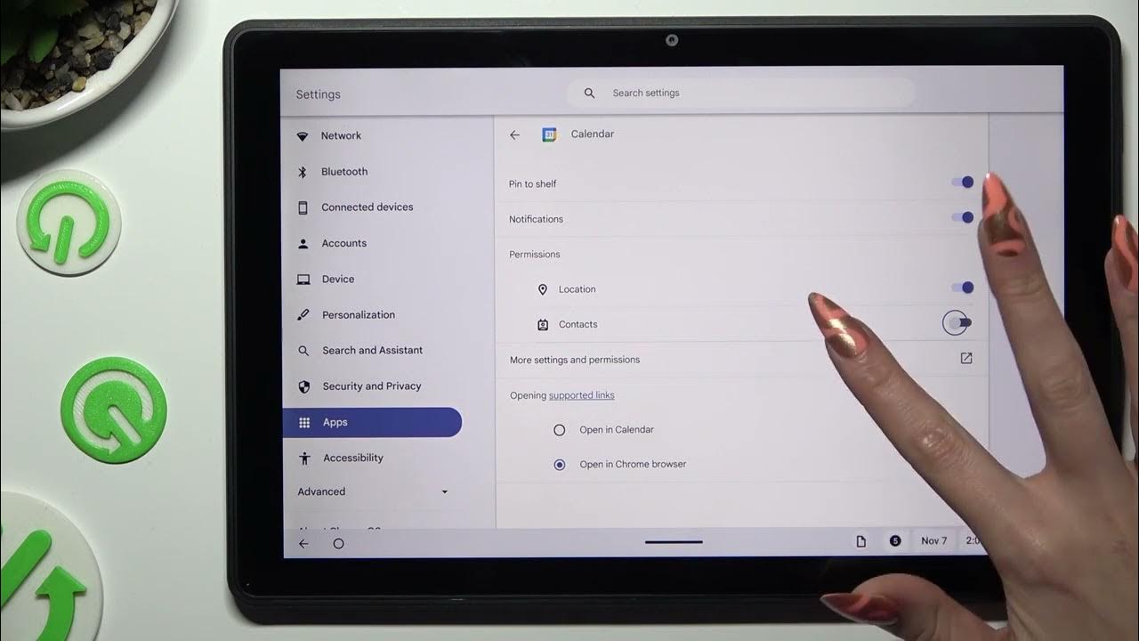 Video thumbnail for How To Change Apps Permissions In Lenovo 10e Chromebook