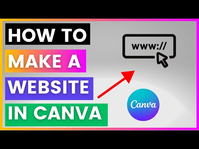 Video thumbnail for How To Make A Website On Canva [in 2025]