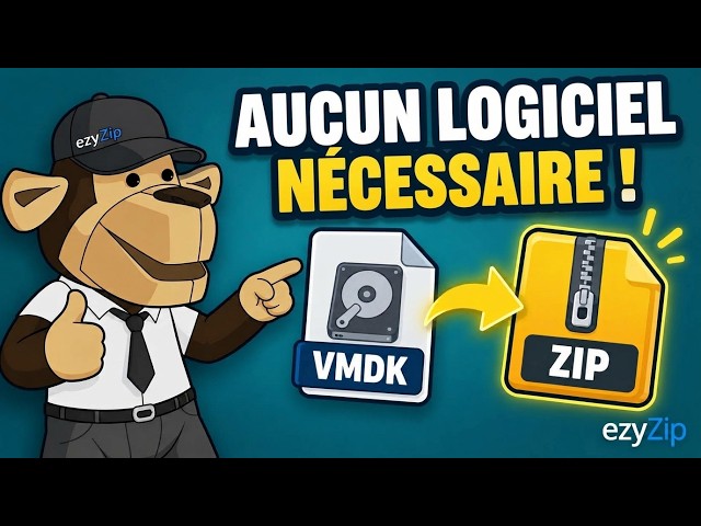 Video thumbnail for 📀 Comment convertir un VMDK en ZIP en ligne gratuitement | Sans installer de logiciel