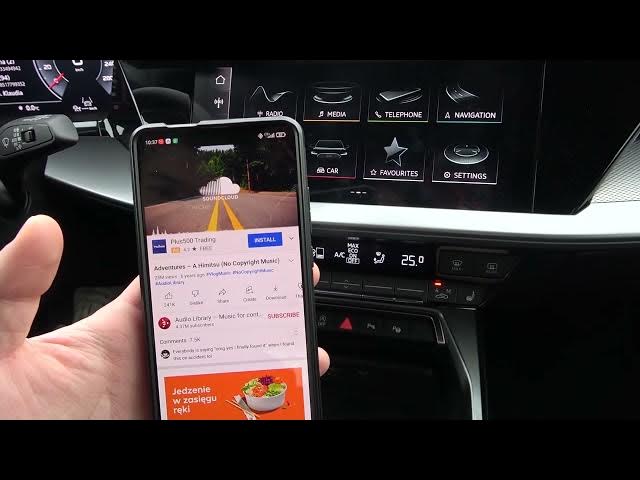 Video thumbnail for How to Play Music from Smartphone via Bluetooth in Audi A3 8Y Sportback ( 2020 - now )