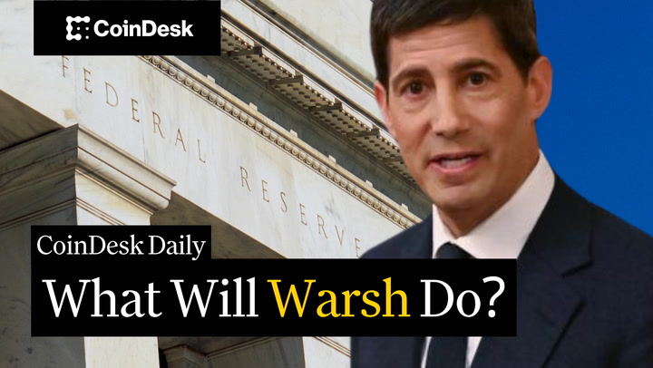 Video thumbnail for Kevin Warsh's first Fed meeting could move Bitcoin