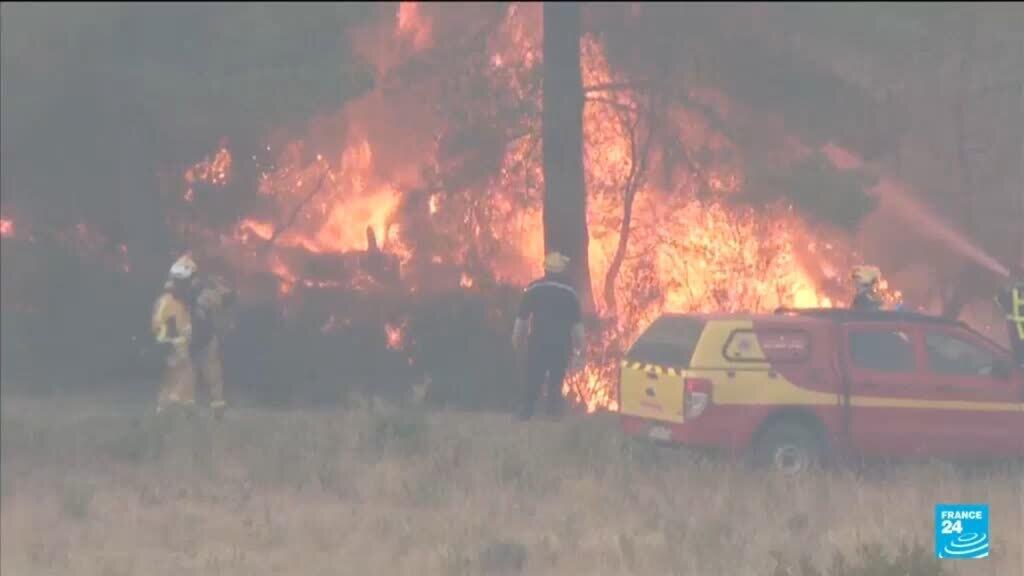 Video thumbnail for France faces largest wildfire in decades